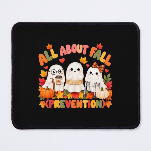 Item preview, Cute Ghost Fall Prevention "All About Fall" designed and sold by Dmo3HarkoArt.