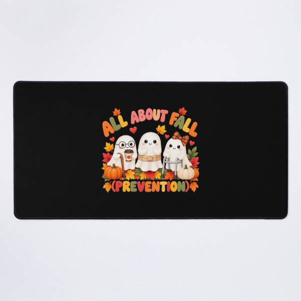 Item preview, Cute Ghost Fall Prevention "All About Fall" designed and sold by Dmo3HarkoArt.