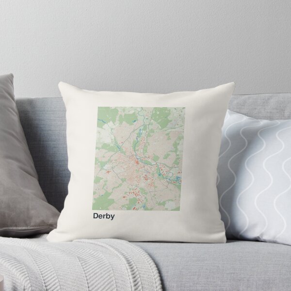 Item preview, Derby Minimalistic Map Art designed and sold by MapsNerd.