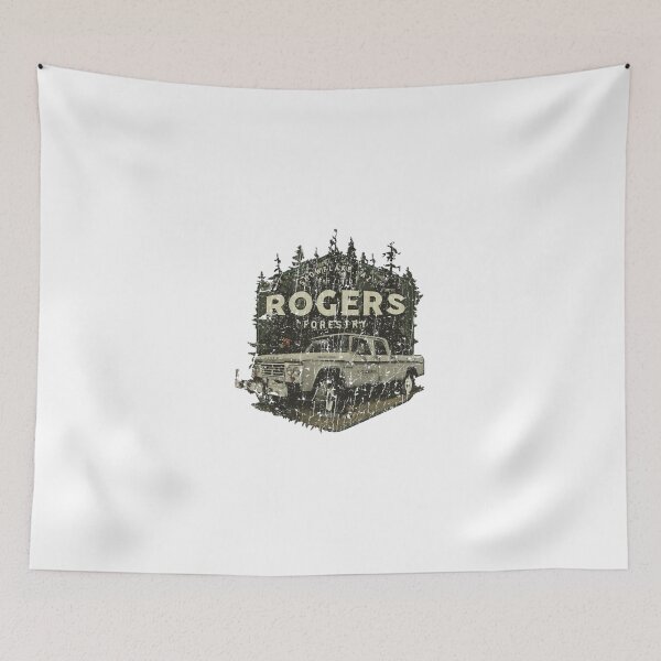 Item preview, Vintage Distressed Forestry Pickup Truck Garage Poster designed and sold by LaGaillou.