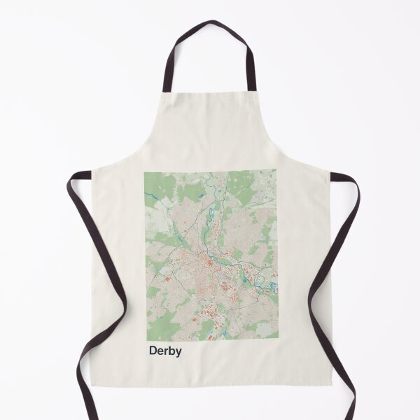Item preview, Derby Minimalistic Map Art designed and sold by MapsNerd.