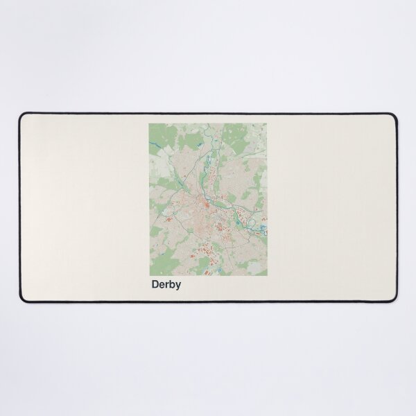 Item preview, Derby Minimalistic Map Art designed and sold by MapsNerd.