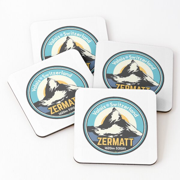 Item preview, Zermatt Ski Switzerland Skiing Alps Sticker T-Shirt 02 designed and sold by sailtonfg.