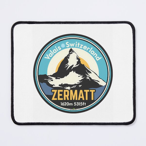 Item preview, Zermatt Ski Switzerland Skiing Alps Sticker T-Shirt 02 designed and sold by sailtonfg.
