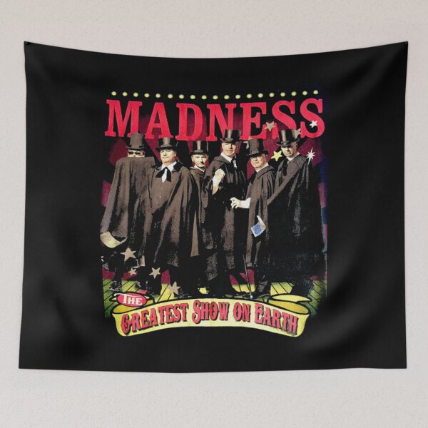 Item preview, Retro Music Band Pop Art of Madness Essential designed and sold by DaryMura5.