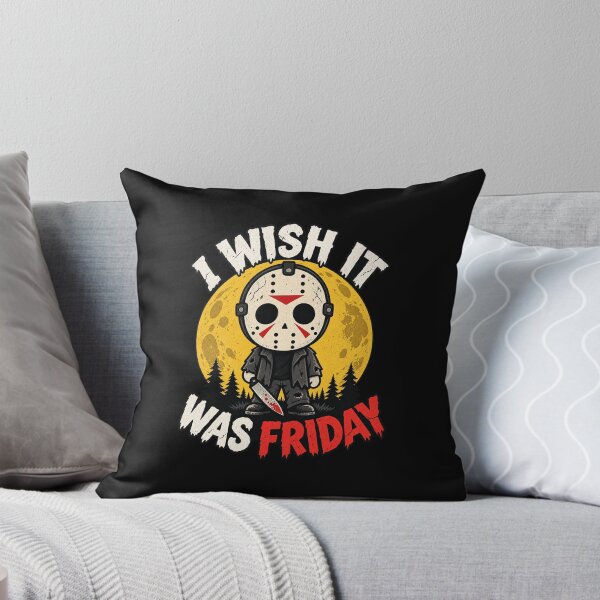 Item preview, I Wish It Was Friday Chibi Masked Slasher Funny Weekend Design designed and sold by AnimeSH9.