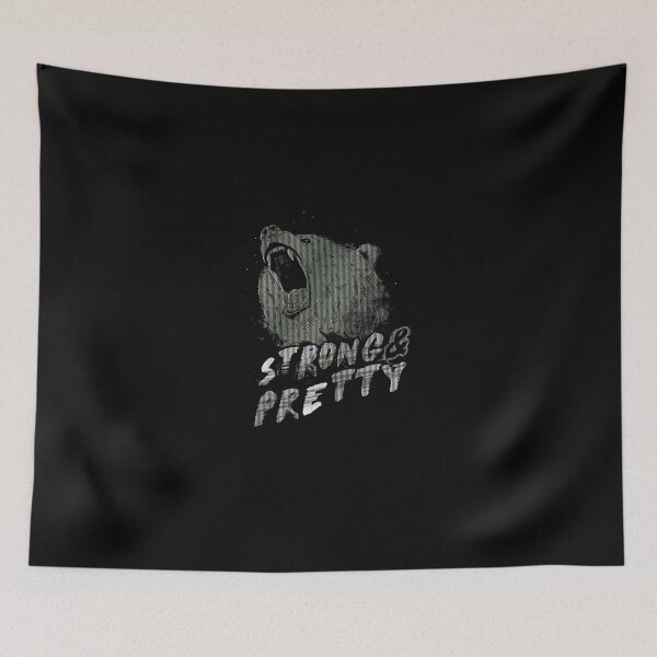 Item preview, Grunge Line Art Roaring Bear Head Graphic designed and sold by LaGaillou.