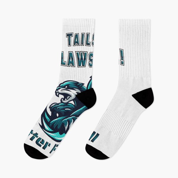 Item preview, Tails Up Claws Out Otter Football Mascot designed and sold by Richielocko.
