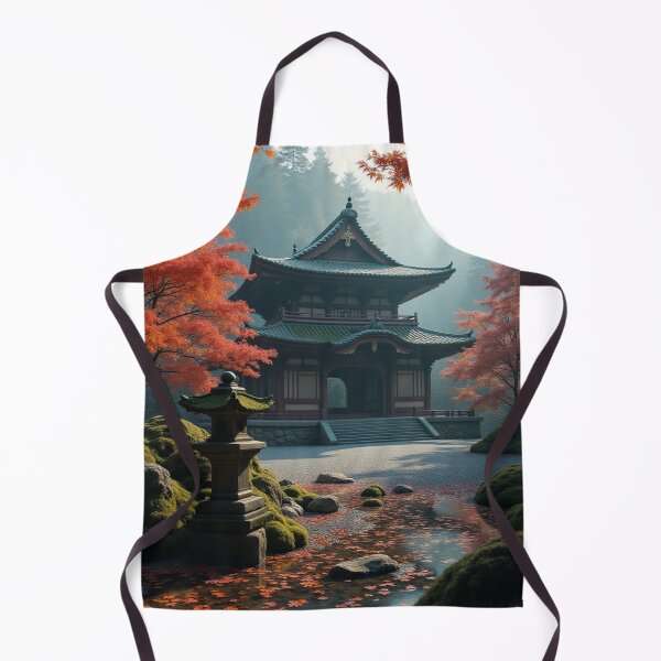 Item preview, Autumn Silence | Temple Among the Maples designed and sold by nhk999.
