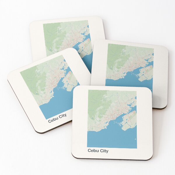 Item preview, Cebu City Minimalistic Map Art designed and sold by MapsNerd.
