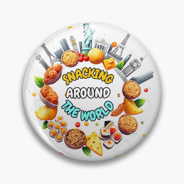 Item preview, Snacking Around the World Fast Food, Travel, Travel, Foodie T-Shirt designed and sold by Alan Cruz.