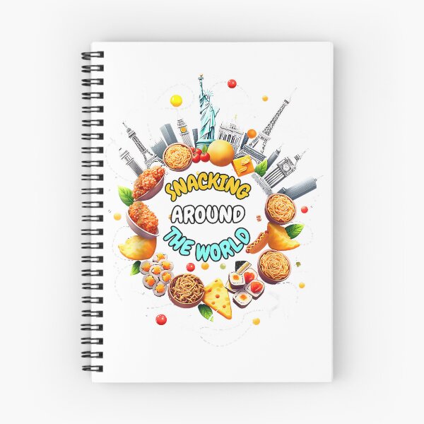 Item preview, Snacking Around the World Fast Food, Travel, Travel, Foodie T-Shirt designed and sold by Alan Cruz.