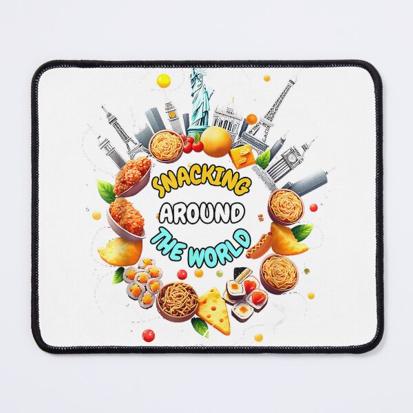 Item preview, Snacking Around the World Fast Food, Travel, Travel, Foodie T-Shirt designed and sold by Alan Cruz.
