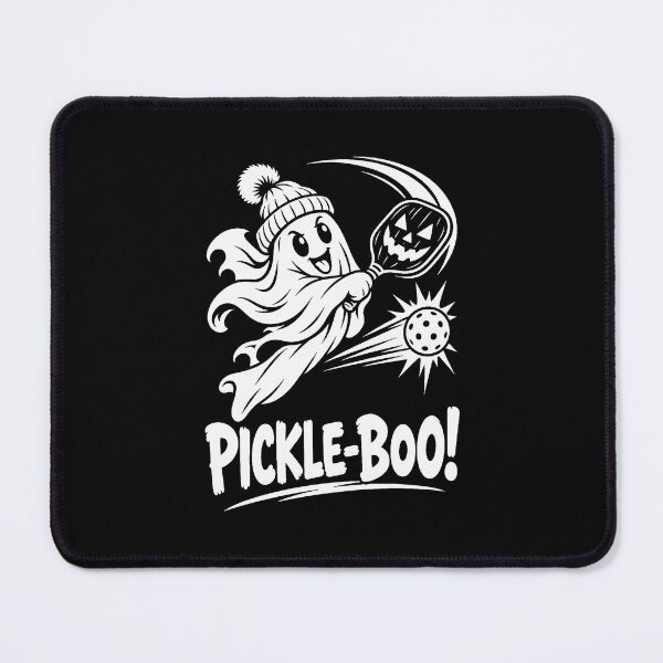 Item preview, Spooky Dink Pickle Boo Ghost Halloween Pickleball Player designed and sold by ZariahNey.