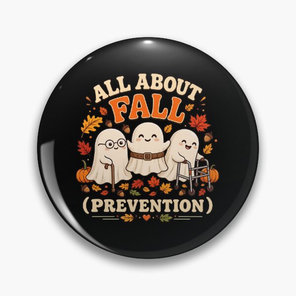 Item preview, Cute Ghosts All About Fall Prevention Humor designed and sold by Dmo3HarkoArt.