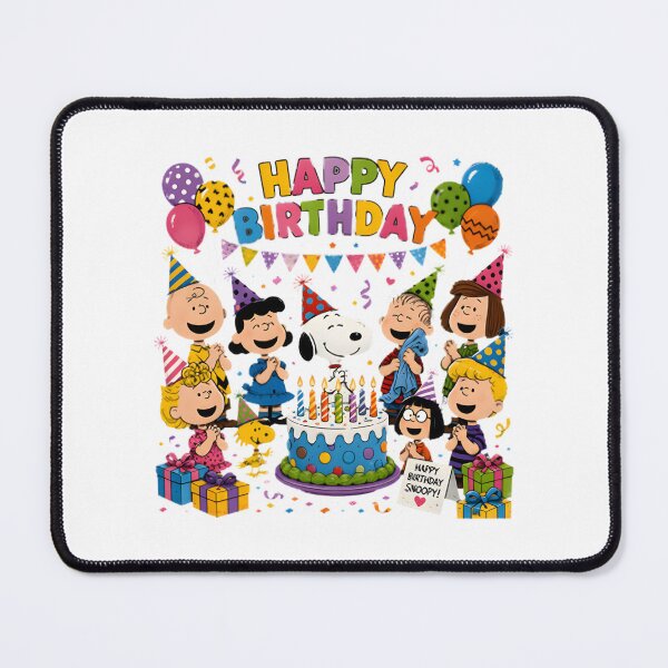 Item preview, Happy Birthday Snoopy Celebration with Peanuts Gang Party Design designed and sold by munindra15.