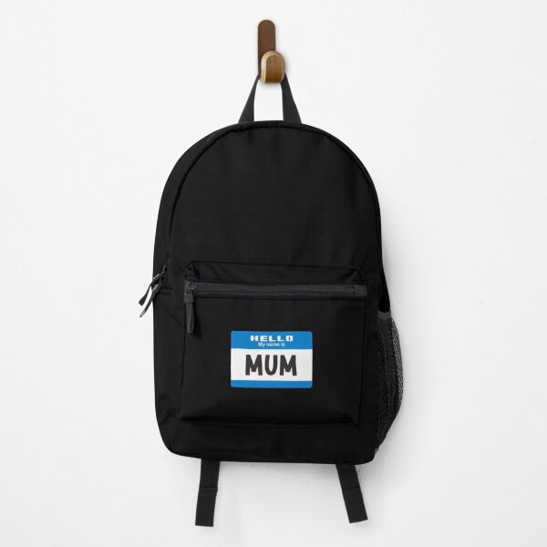 Item preview, Hello My Name Is Mum - Blue Name Tag Design (British spelling) designed and sold by Vector-Artist.