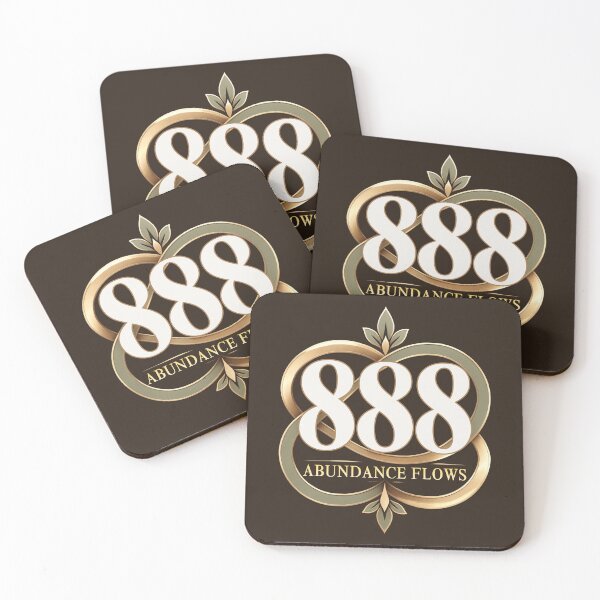 Item preview, 888 Abundance Flows – Angel Number Manifestation Quote designed and sold by CosmicQuietStudio.