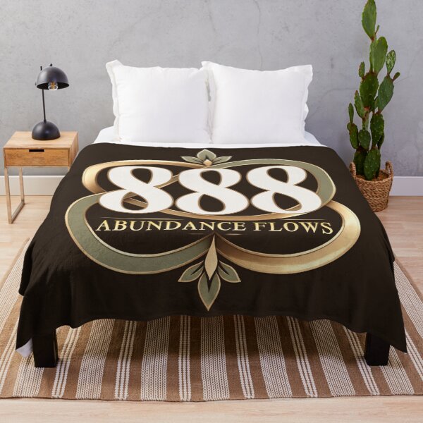 Item preview, 888 Abundance Flows – Angel Number Manifestation Quote designed and sold by CosmicQuietStudio.