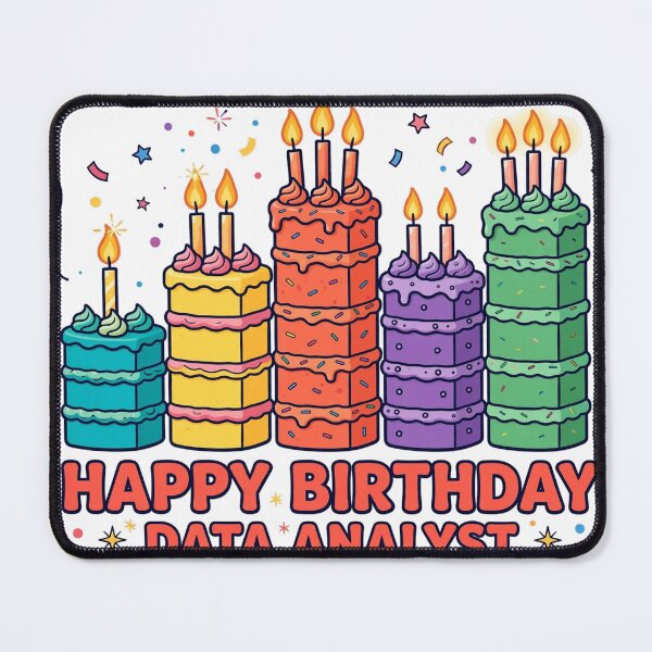 Item preview, Happy Birthday Data Analyst designed and sold by BerkleyCo.