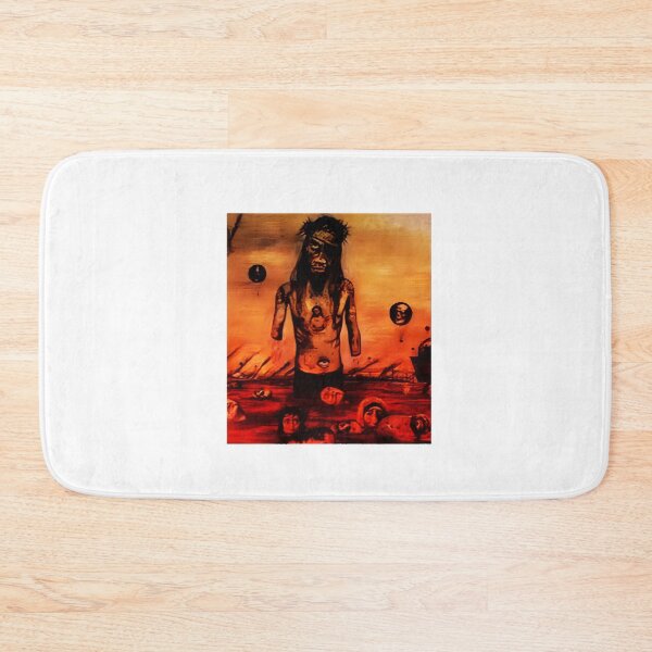 Item preview, Fiery Man in Hell Illustration with Bold and Intense Design designed and sold by Honeybadger4455.