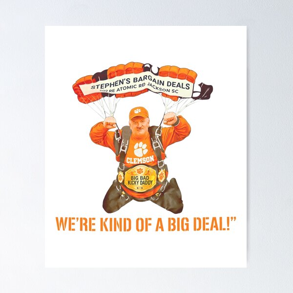 Item preview, Clemson Big Bad Booty Daddy Parachute Deal designed and sold by Richielocko.