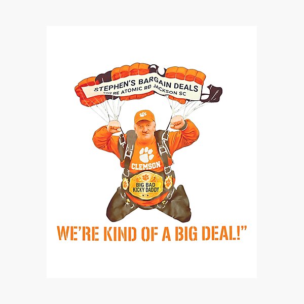 Item preview, Clemson Big Bad Booty Daddy Parachute Deal designed and sold by Richielocko.