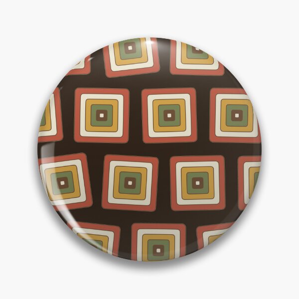 Item preview, Concentric Square Bullseye 1970s Supergraphic Target Pattern designed and sold by KungPowUnicorn.