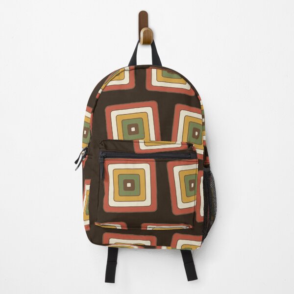 Item preview, Concentric Square Bullseye 1970s Supergraphic Target Pattern designed and sold by KungPowUnicorn.
