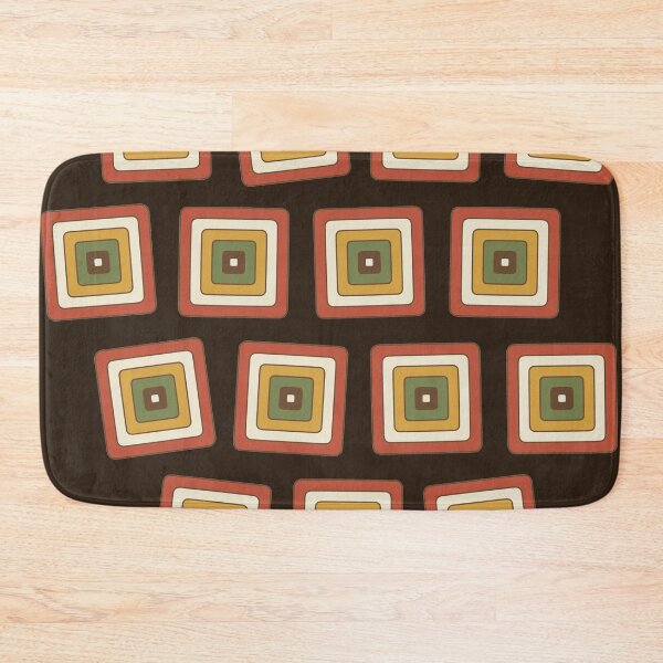 Item preview, Concentric Square Bullseye 1970s Supergraphic Target Pattern designed and sold by KungPowUnicorn.