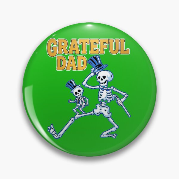 Item preview, Grateful Dad Dancing Skeleton Design designed and sold by SaberArt.