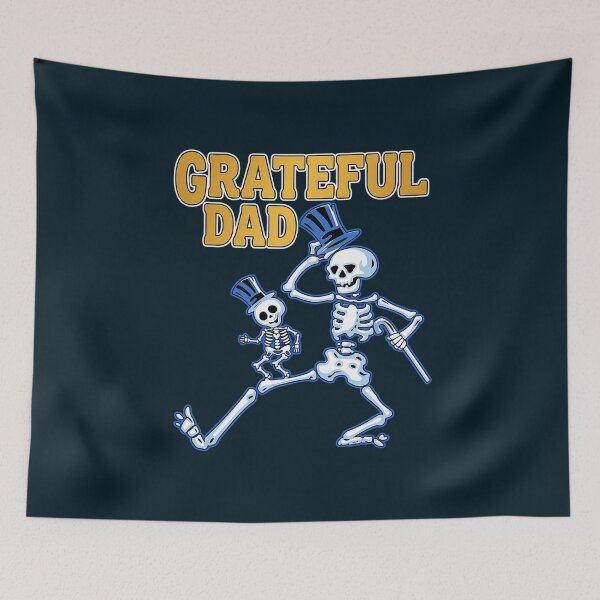 Item preview, Grateful Dad Dancing Skeleton Design designed and sold by SaberArt.