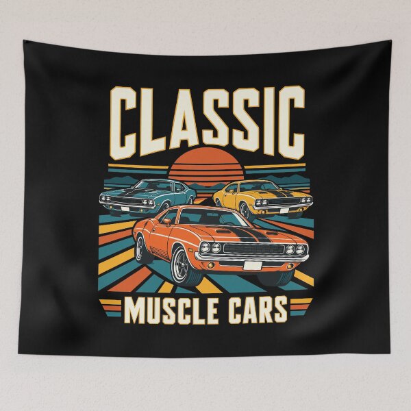 Item preview, Classic Muscle Car Retro Classic Car Lover designed and sold by andre-hollow.