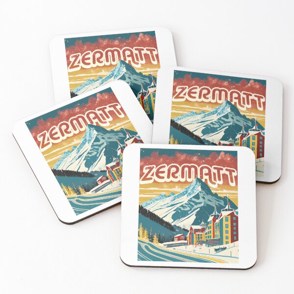 Item preview, Zermatt Switzerland - Vintage Style Artwork designed and sold by sailtonfg.