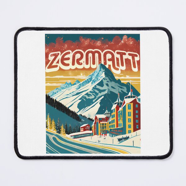 Item preview, Zermatt Switzerland - Vintage Style Artwork designed and sold by sailtonfg.