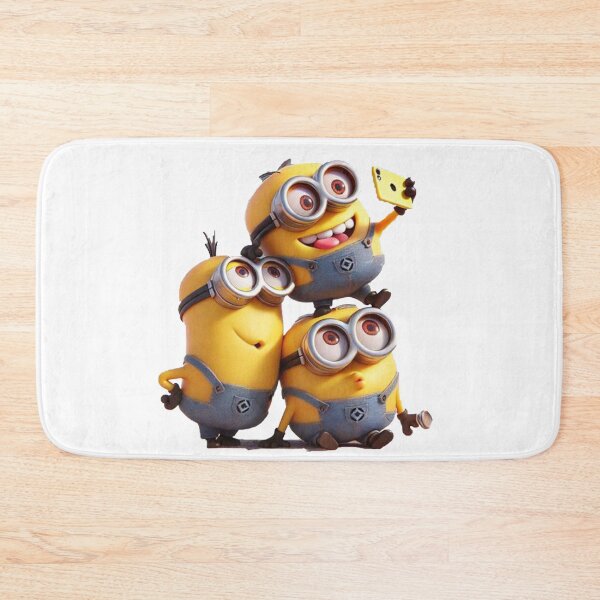Item preview, Three Minions with Cheese – Funny Yellow Cartoon Characters designed and sold by 4U---Store.
