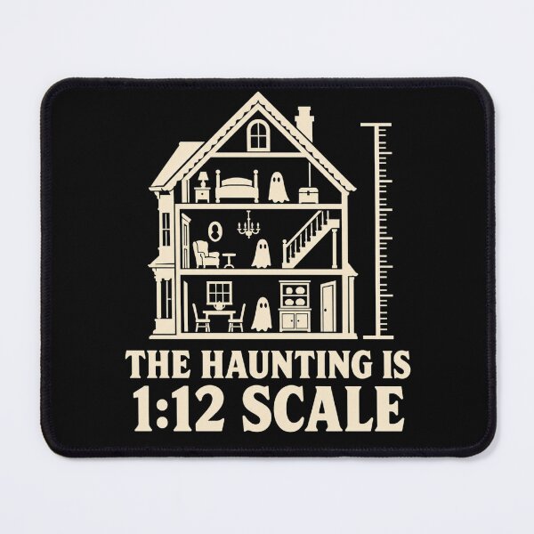 Item preview, The Haunting Is 1:12 Scale Haunted Dollhouse Humor designed and sold by DreamLayerStudio.