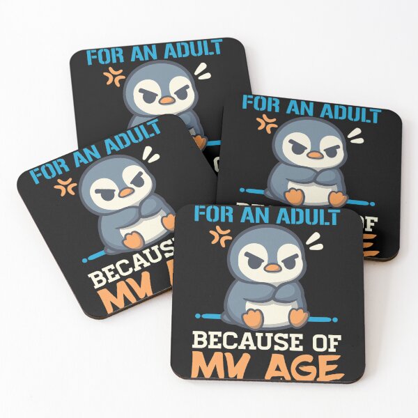 Item preview, Funny Penguin Adult Age Humor  designed and sold by Richielocko.