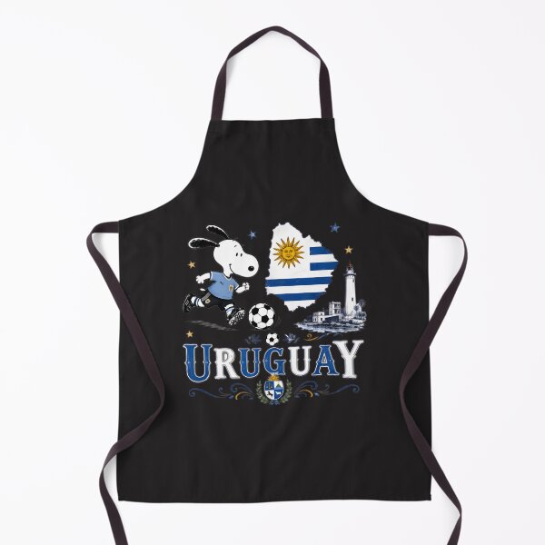 Item preview, Snoopy Playing Soccer Supporting Uruguay Team World Cup Design designed and sold by MasonTheGamer.