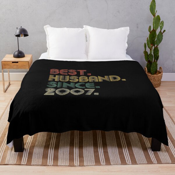 Item preview, Best Husband Since 2007 Retro Anniversary Marriage Art designed and sold by mikosap.