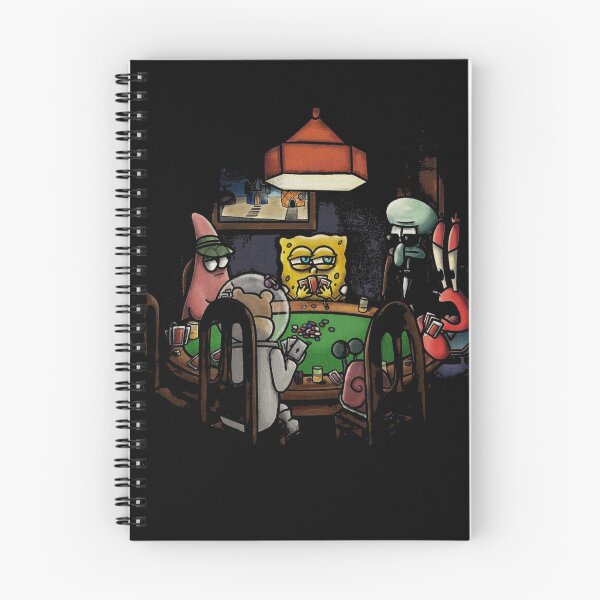 Item preview, SpongeBob SquarePants Poker Night Patrick Squidward Mr Krabs Cartoon Graphic designed and sold by MaremmaStudio.