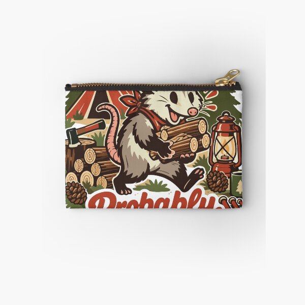 Item preview, Probably Firewood Funny Opossum Camping designed and sold by Summit Folk Studio.