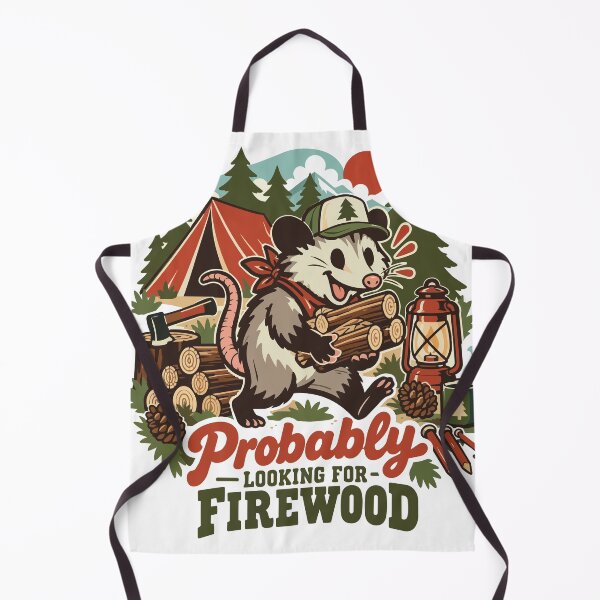 Item preview, Probably Firewood Funny Opossum Camping designed and sold by Summit Folk Studio.