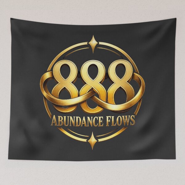 Item preview, 888 Abundance Flows – Prosperity & Wealth Mindset Design designed and sold by CosmicQuietStudio.