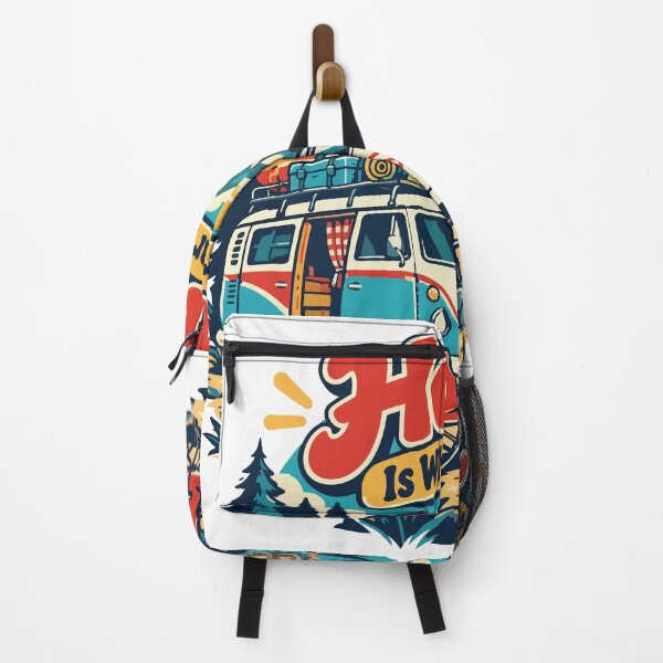 Item preview, Home Is Where I Park It Camper Van designed and sold by Summit Folk Studio.