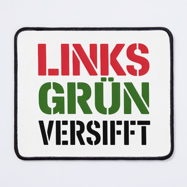 Item preview, Links Grün Versifft – Statement für Menschenrechte und Solidarität designed and sold by LoFizzy.