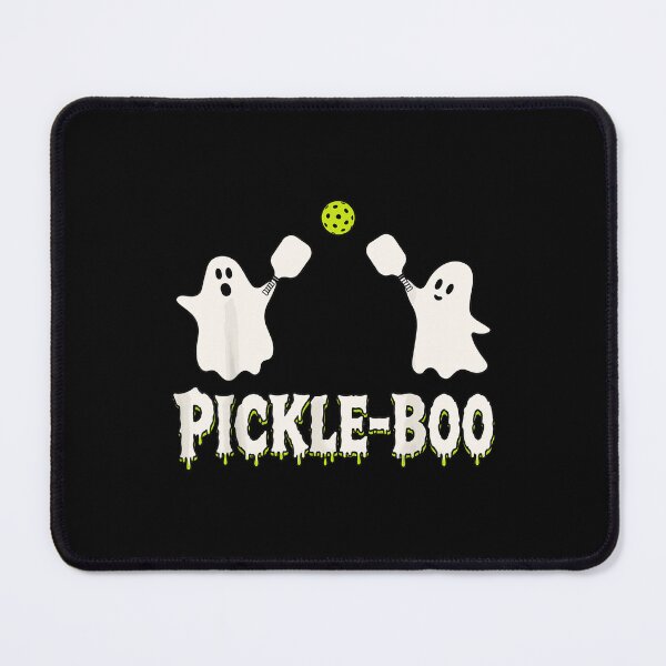 Item preview, Spooky Dink Pickle Boo Ghost Halloween Pickleball Player designed and sold by ZariahNey.