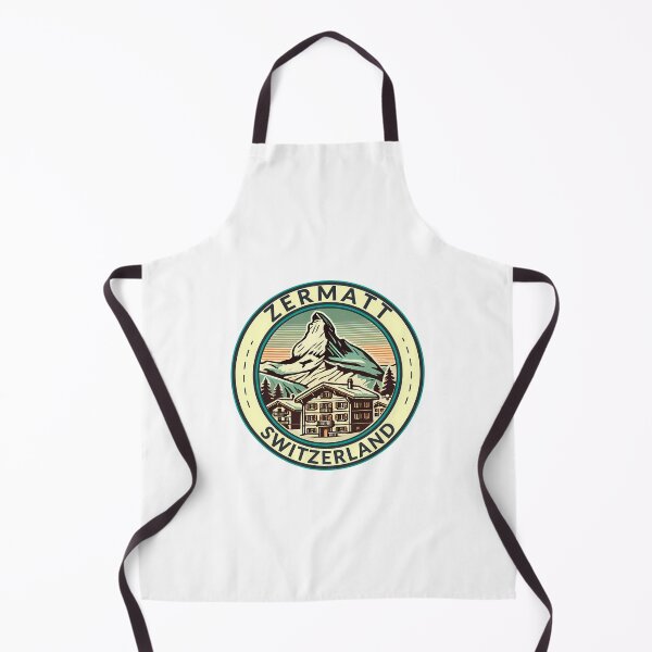 Item preview, Zermatt Switzerland Illustration Travel Art Badge designed and sold by sailtonfg.