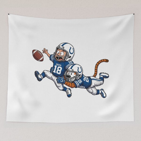 Item preview,  Calvin And Hobbes Indianapolis Football Action Fan designed and sold by DamianRoy88.