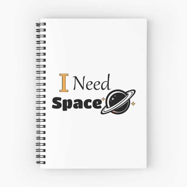 Item preview, I Need Space Funny Introvert Quote | Personal Space Humor designed and sold by Shadryx.